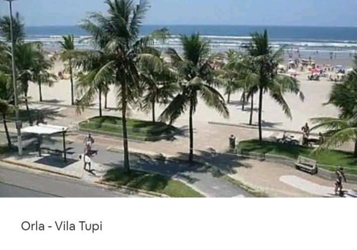 Apartamento A 100M Do Mar E 2 Minutos Da Praia Vila Tupi Na Praia Grande Appartement Praia Grande  Buitenkant foto